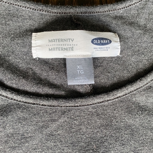 Old Navy Grey Maternity Too Size XL - Picture 2 of 7